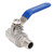Full Port Ball Valve 3/8 Inch BSPT Male and Female Thread Pipe Fitting 16kg Stainless Steel Ball Valve