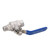 Full Port Ball Valve 3/8 Inch BSPT Male and Female Thread Pipe Fitting 16kg Stainless Steel Ball Valve