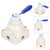 Air Hand Valve Pneumatic Rotary Lever Flow Control 3 Position 4 Way Equipment 4HV310‑10