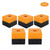 5Pcs Emergency Stop Box Control Switch Button Waterproof Junction Box Yellow 22mm BX1‑22