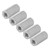 5PCS Hex Coupling Nuts 304 Stainless Steel M10 Thread Coarse Hex Connection Nut Fastening Parts