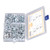105Pcs T Nut Tee Nuts M4‑M10 Galvanized Carbon Steel Assortment Set Kit for Maintenance