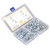 105Pcs T Nut Tee Nuts M4‑M10 Galvanized Carbon Steel Assortment Set Kit for Maintenance