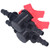2PCS Flow Regulator ABS Plastic Liquid Control Stop Valve Water Pump Straight Through Valve 8mm Outer Diameter