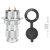 Aviation Plug Socket Connector 30mm Electrical Power Adapter for Machine Equipment 2 Pin