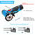 19500rpm Electric Grinding Tool Multifunctional Mini Grinder Handheld Cutter for Cutting Polishing Ceramic Tile Wood Stone Steel