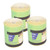 3 Rolls Sandpaper Roll 40 Grit Abrasive Sheet Polishing Grinding Tool for Furniture Yellow