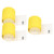 3 Rolls Sandpaper Roll 40 Grit Abrasive Sheet Polishing Grinding Tool for Furniture Yellow