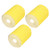 3 Rolls Sandpaper Roll 40 Grit Abrasive Sheet Polishing Grinding Tool for Furniture Yellow