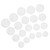 20Pcs Watch Glass Lens Mineral Convex Surface Flat Back Measuring Cup Lid 16‑25.5mm