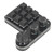 9 Key Mini Keypad with 3 Control Knobs Customizable Red Switch RGB LED USB C Connection Wired Mechanical Keypad