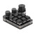 9 Key Mini Keypad with 3 Control Knobs Customizable Red Switch RGB LED USB C Connection Wired Mechanical Keypad