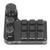 9 Key Mini Keypad with 3 Control Knobs Customizable Red Switch RGB LED USB C Connection Wired Mechanical Keypad