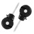 100pcs Short Screw Type Ring Insulator Electric Meadow Fence Post Accessory