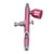 Airbrush Gun Pink 0.3mm Diameter Nozzles Portable Air Brush Painting Gun for Nail Art