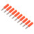 10pcs 22.090 4mm Banana Plug Gold Plated Lantern Banana Plug Connector for Electronic EquipmentRed