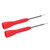 2Pcs Test Probe Insulation Protection Simple Operation 1mm Multimeter Needle Piercing Probe 600V 10ARed