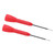 2Pcs Test Probe Insulation Protection Simple Operation 1mm Multimeter Needle Piercing Probe 600V 10ARed
