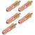 5Pcs Propane Cutting Torch Tips Plum Ring Shape Consumables Accessories G01‑300 3#