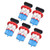 5Pcs Electrical Circuit Breaker Lockout Pin Inward Miniature Insulation Lock for Industrial Power Isolation Area