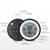 Touch Screen Temperature and Humidity Meter Digital Round Shape Indoor Thermometer and Hygrometer