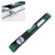 Magnetic Level Ruler with Scale Aluminum Alloy Horizontal Bubble Gauge Portable Measuring Tool 400mm / 15.7in
