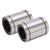2Pcs Linear Ball Bearings Steel Low Noise High Speed Cylinder Linear Bearings for 3D Printers and Engraving Machines