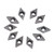 10Pcs/set CNC Carbide Tip Inserts Blade Cutter Lathe Turning Tool with Box DCGT070204-AK