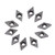 10Pcs/set CNC Carbide Tip Inserts Blade Cutter Lathe Turning Tool with Box DCGT070204-AK