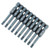 10pcs 1/4inch Hex Shank 50mm S2 Alloy Steel Slotted Screwdriver Bits Set H6.3*50*SL4mm