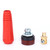 5pcs 10-25 Square Quick Connectors European Connecting Welding Long Round Type Red