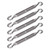 5Pcs Turnbuckle Hook and Hook Wire Rope Tension 304 Stainless Steel Shade Sail HardwareM6