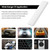 50 PCS PP Plastic Welding Rods Low Density Polypropylene Flat Rods for Car Bumper Plastic Pipe Car Baffles (25cm / 9.84in)
