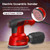 300W Handheld Electric Eccentric Sander 5 Inch 125mm Sanding Plate Electric Sander Wood Processing Furniture Car Polishing Machine with Dust Box 6 Speed Regulation