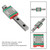 LML12B Black Miniature Linear Rail Guide 100mm Length   Slide Block