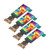 4PCS 0.96in TFT Color Screen SPI Interface ST7735S Drive IPS Display Module 80x160 Welding Mounting