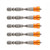 5Pcs Screwdriver Bit Cross S2 Alloy Steel Magnetic Hex Shank Tool Set Kit for Working Yellow
