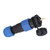 Aviation Plug Socket Safe Reliable Oxidation Resistance Durable Compact Connector for Program Controlled Machines2 Pin (380V 10A)