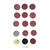133Pcs Sandpaper Disc Kit Polishing with Abrasive Pad Sanding Paper Round 2in DM05601281