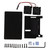 Black Aluminum Alloy Enclosure Double Fan Design Fit for Raspberry Pi 4 Model B / b