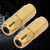 2PCS Replacement Grease Flat Nozzle Fitting Nipple Grease Gun Lubrication Accessories(Gold)