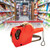 8 Digit Manual Price Tag Labeller with Cover Robust Practical Comfortable Hand Feeling Price Tag Machine Red Chinese