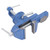 Table Vise Clamp On Bench Adjustable 360 Degree Rotatable for Home Woodworking 2.5in