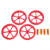 4Pcs Aluminium Alloy Hand Twisted Leveling Nut Spring Kit Replacement Accessories Fit for Ender