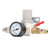 Air Compressor Pressure Regulator 1/4 Inch NPT Air Pressure Regulator with 0‑1MPa Gauge for Pneumatic Tool