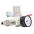 Air Compressor Pressure Regulator 1/4 Inch NPT Air Pressure Regulator with 0‑1MPa Gauge for Pneumatic Tool