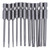 11 Piece Plum Blossom Screwdriver Bit Set 1/4in Hex Shank S2 Steel Magnetic 75mm Safety Bit Set