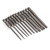 11 Piece Plum Blossom Screwdriver Bit Set 1/4in Hex Shank S2 Steel Magnetic 75mm Safety Bit Set