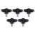 5pcs Pneumatic Throttle Valve Durable PVC Compression Resistance Connection Accessories6mm