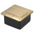 Floor Socket Embedded Power Outlet Charging Industrial Supplies FR Standard AC250V Gold